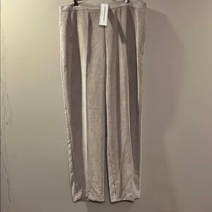 Alfred Dunner Women's Light Gray Trousers